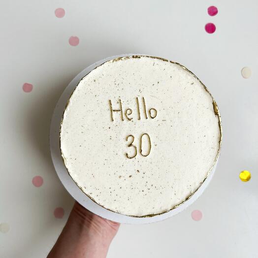 Торт 1 кг Hello 30