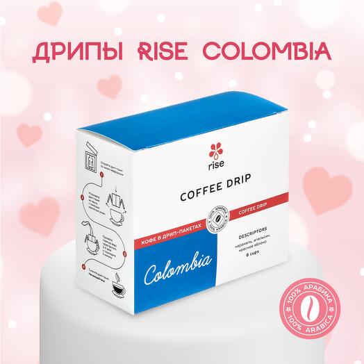 Кофе в дрип-пакете Rise Колумбия Уила, 6шт