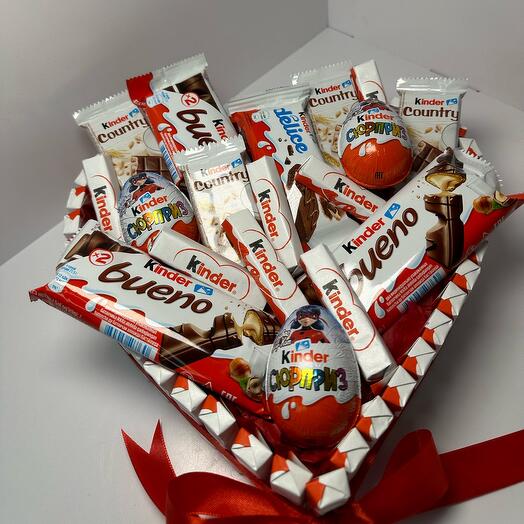 Kinder подарок сердце «роскошь»