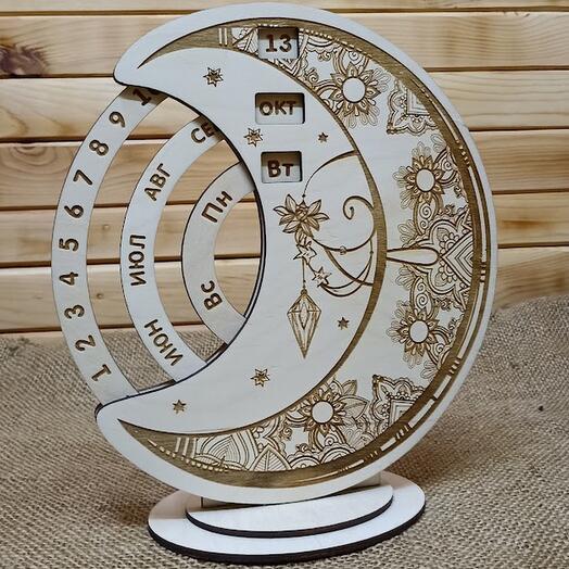 Вечный календарь луна, светлый