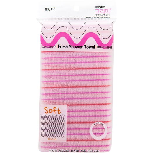 Sung bo Cleamy Clean Beauty Мочалка для душа (28х100) Fresh Shower Towel