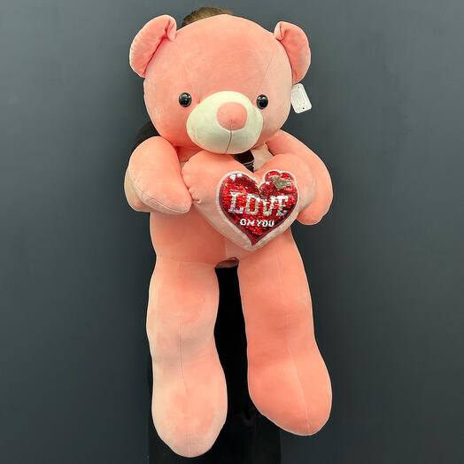 Игрушка «Медведь розовый»