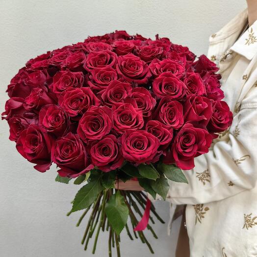 Букет из 51 красной розы (код 13)