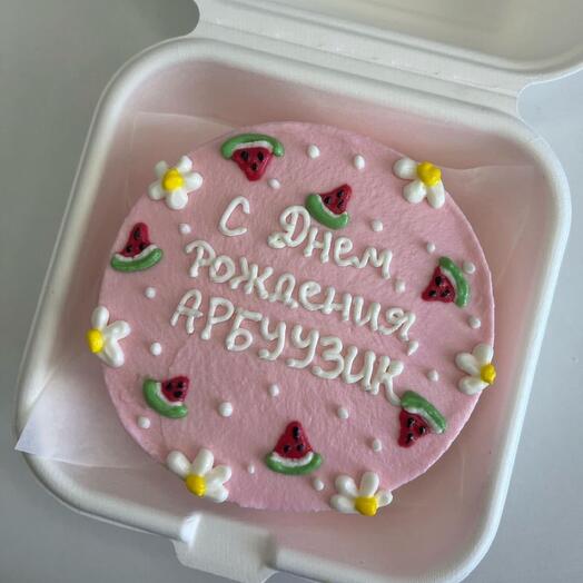 Бенто-торт С днем рождения, Арбузик