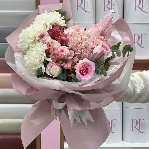 Букет "Пыльно-розовый"