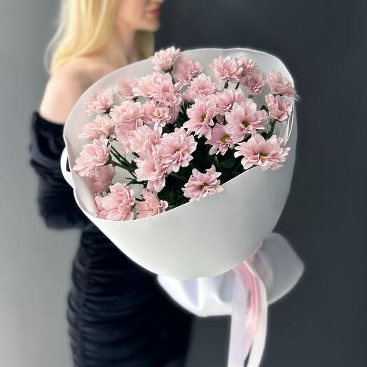Crisantemos delicados rosados
