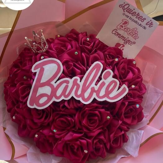 Bouquet de rose eternelle barbie