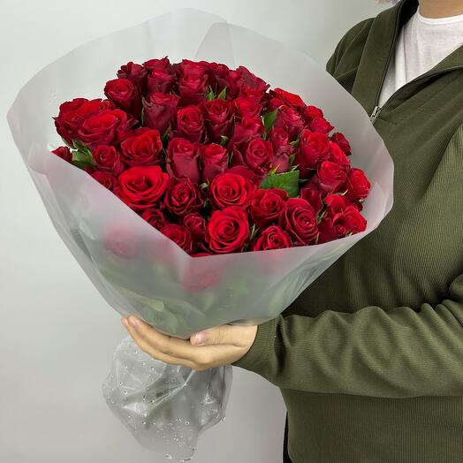 Ramo de 51 rosas rojas