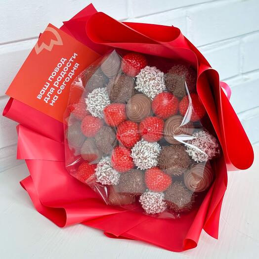 Bouquet of chocolate-covered strawberries 27 A1 berries