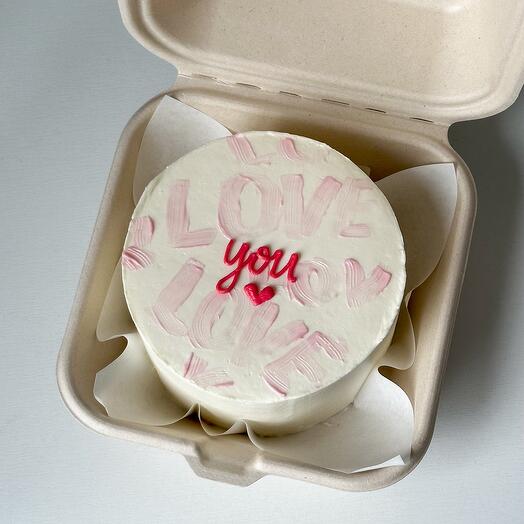 Бенто торт Love you