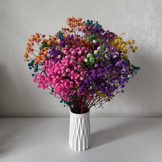 Ramo de gypsophila estabilizada