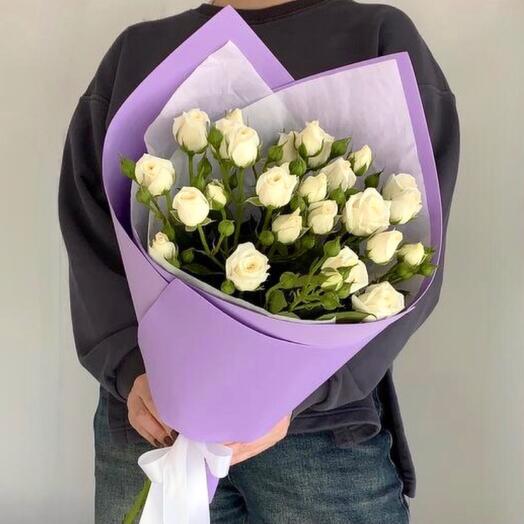 Кустовые розы 💜