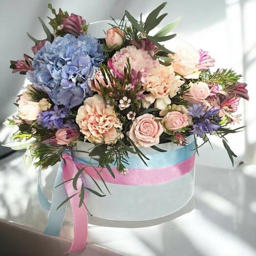 Flores en caja