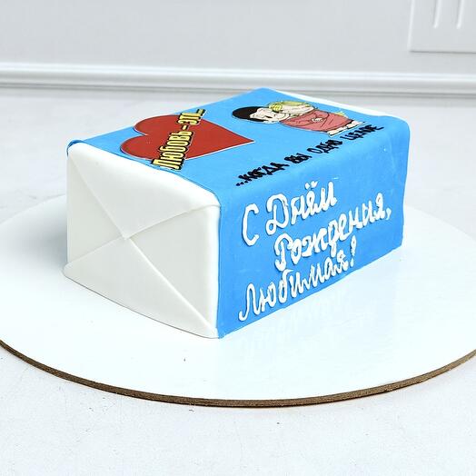 Торт по мотивам жвачки &quot;Love is...&quot;
