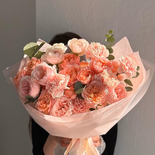 Букет «Прямо в сердце» M-размер