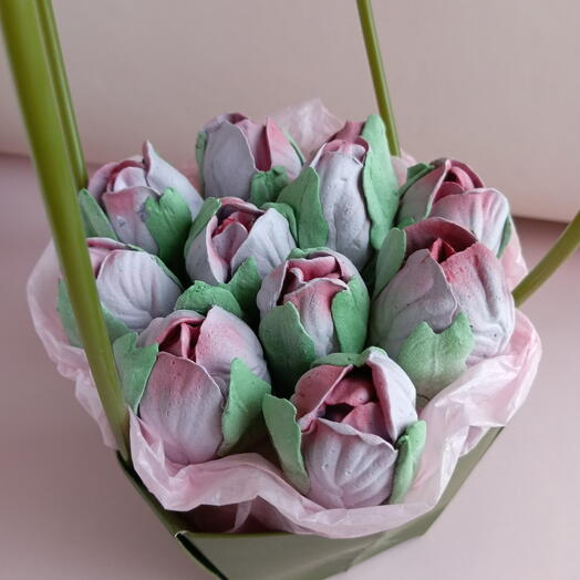 Plantador de tulipanes de malvavisco