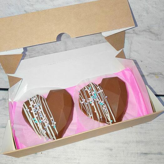 Two Hearts with Dubai filling