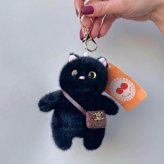 Брелок Черный кот