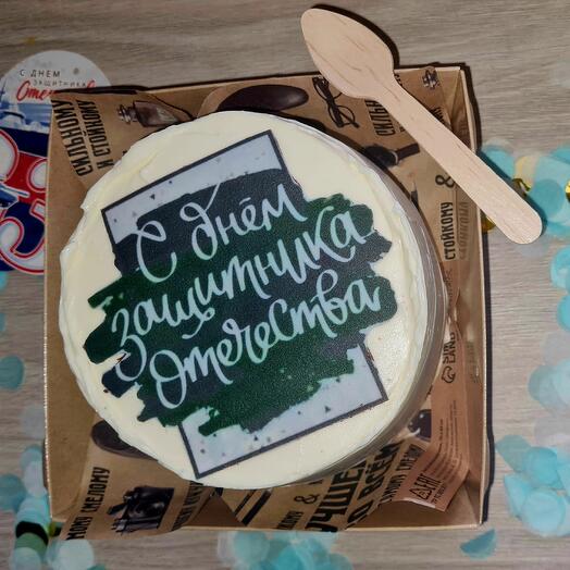 Бенто торт на 23 февраля