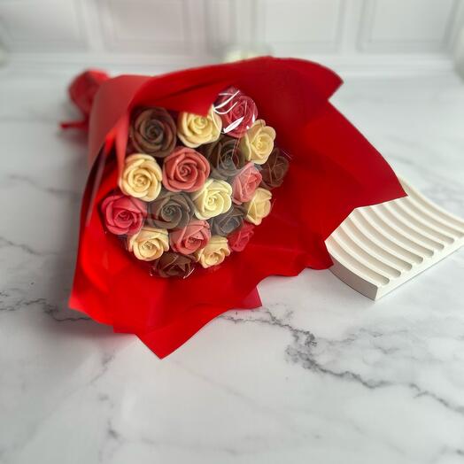 Bouquet of 19 roses