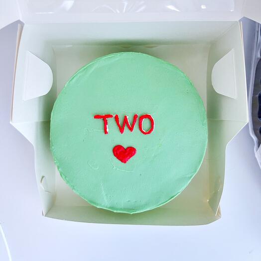 Бенто-торт «Two