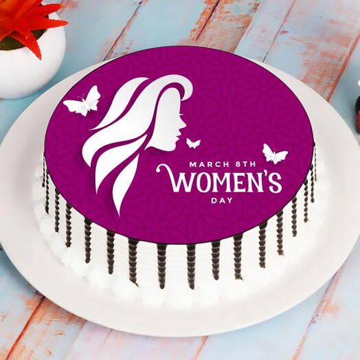 Women day picture cake