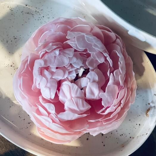 Свеча Бутон пиона раскрытый