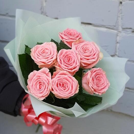 Bouquet of 7 SofiLoren roses