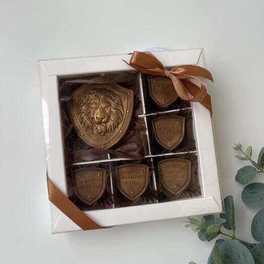 Шоколадный набор Лев