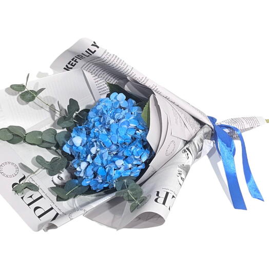 Blue Hydrangea Bouquet
