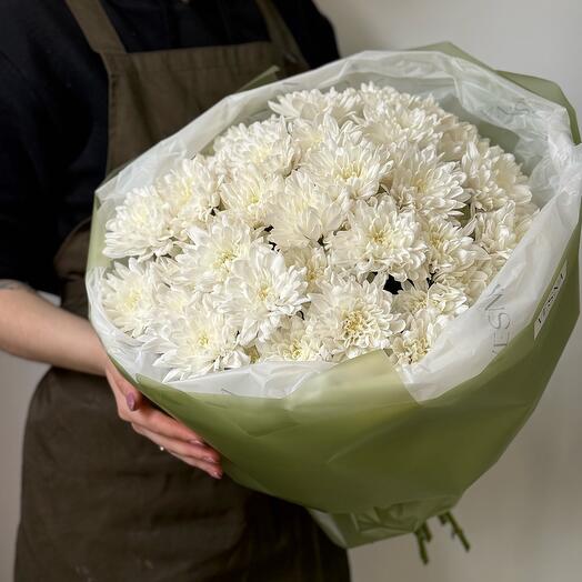 Монобукет хризантем