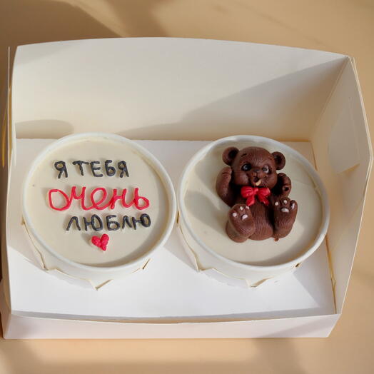 Mini cake to go 2 шт для любимого , любимой