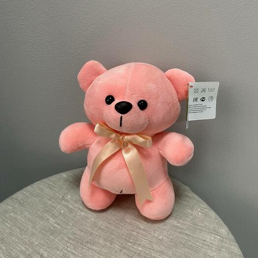 Мишка плюшевый "розовый"