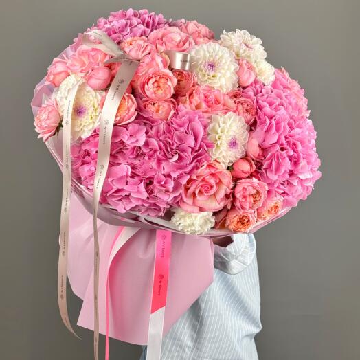 Цветы Букет Art Flowers Сахарная вата