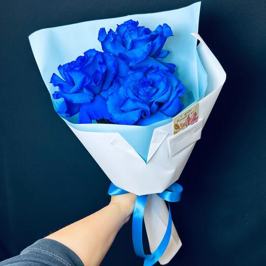1 сентября синий букет
