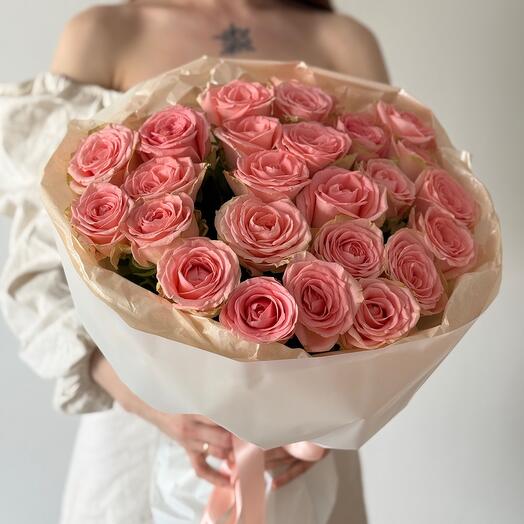 Букет для самых нежных из 25 роз софи лорен 💝