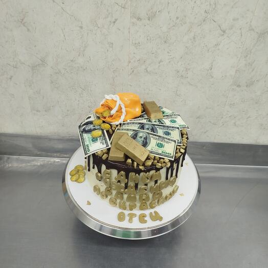 Торт с деньгами