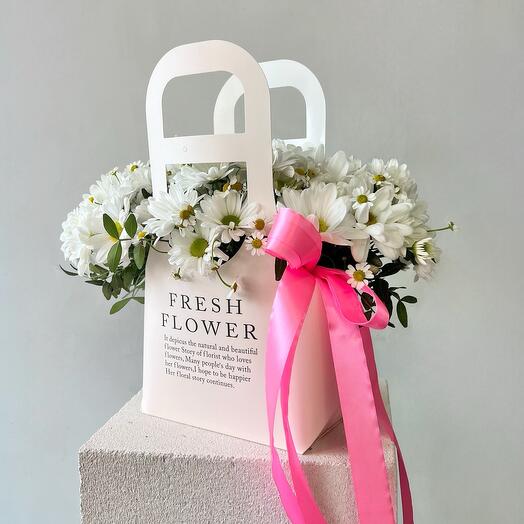 Цветы в сумочке Fresh Flower