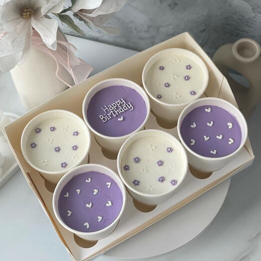 Cake to go/торт в стакане/трайфлы Happy Birthday для подруги, девушке, маме, сестре, жене, любимой