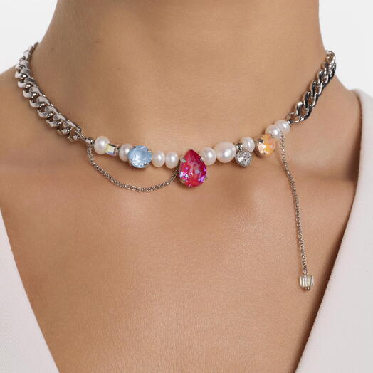 Колье "RUBY LOTUS PINK"