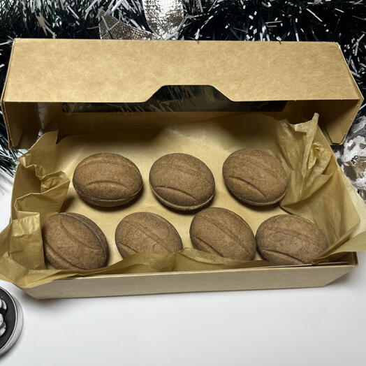 Печенье орешки «кофе-кардамон»