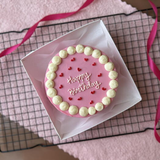 Бенто Макс «happy birthday» розовый