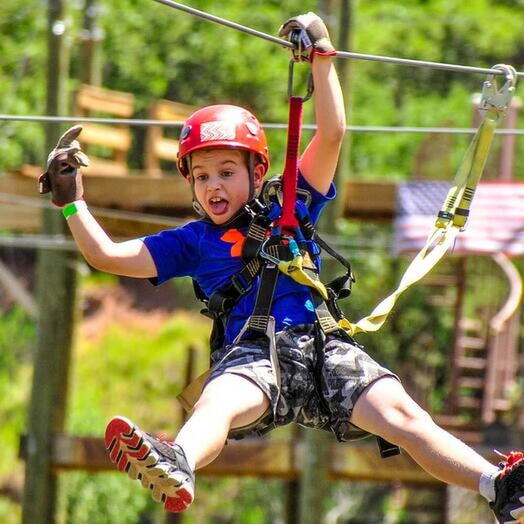 🎀Спуск по стальному канату Zipline для детей 1 участник 1 прыжок 💝