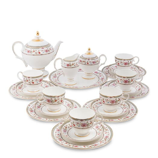 Чайный сервиз 22 предмета на 6 персон (Milano Marittima Pavone/ Милано Мариттима Павон)