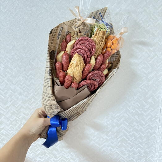 Съедобный мужской букет Комплимент