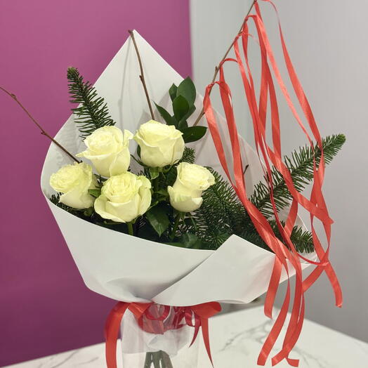 Зимний букет «Ярмарка» с нобилисом