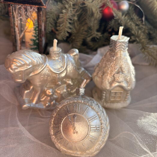 Набор свечей ароматических Советская елка цитрон и мандарин