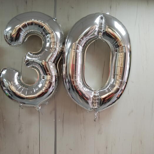 Шары цифры 30