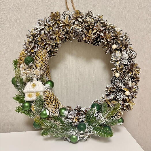 🎄Новогодний венок «ТЕПЛЫЙ ДОМ»🎄❄️