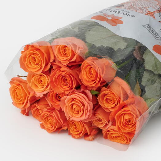 Пачка роз (15 штук) Кларенс, 50 см